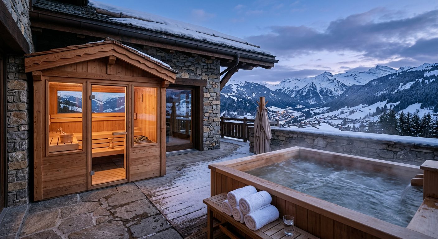 Savoyard Stone Chalet in Megeve — image 45