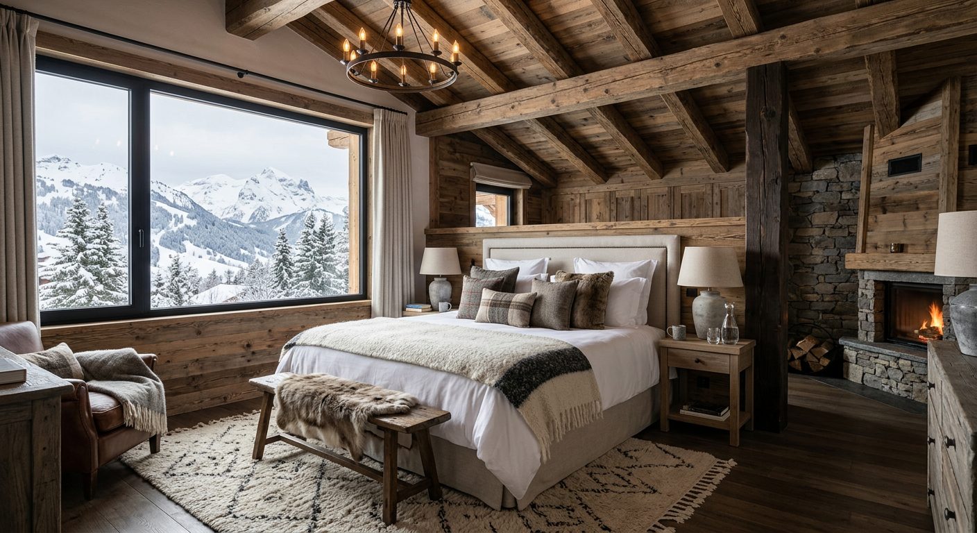 Savoyard Stone Chalet in Megeve — image 44