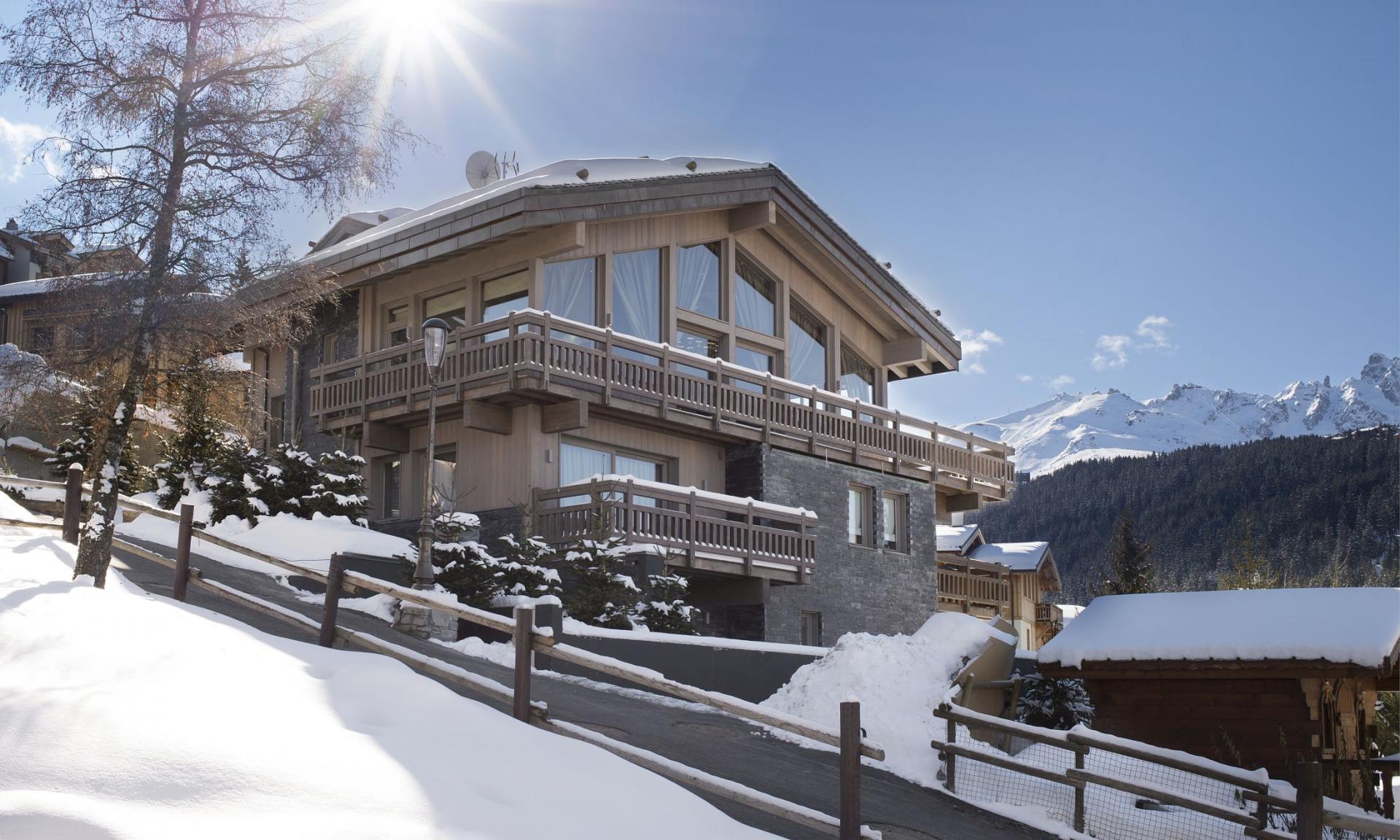 Courchevel ski resort, France