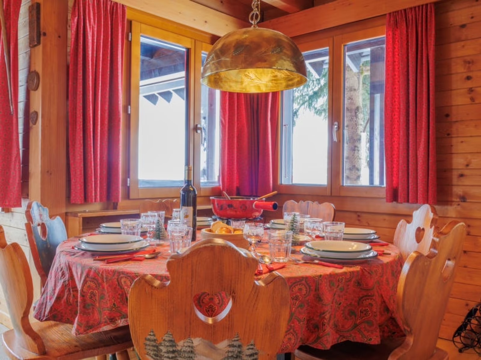 Champoussin ski resort in Switzerland
