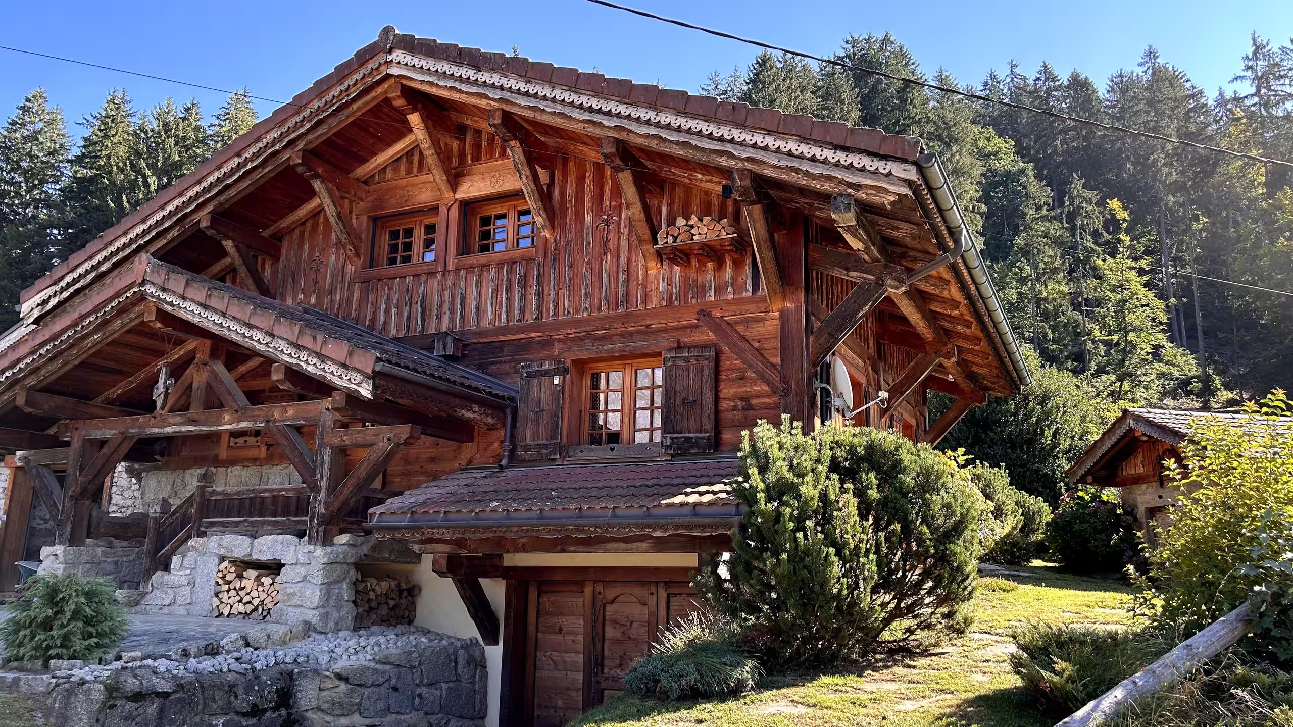 Savoyard Stone Chalet, a luxury bed & breakfast chalet in Megeve, France