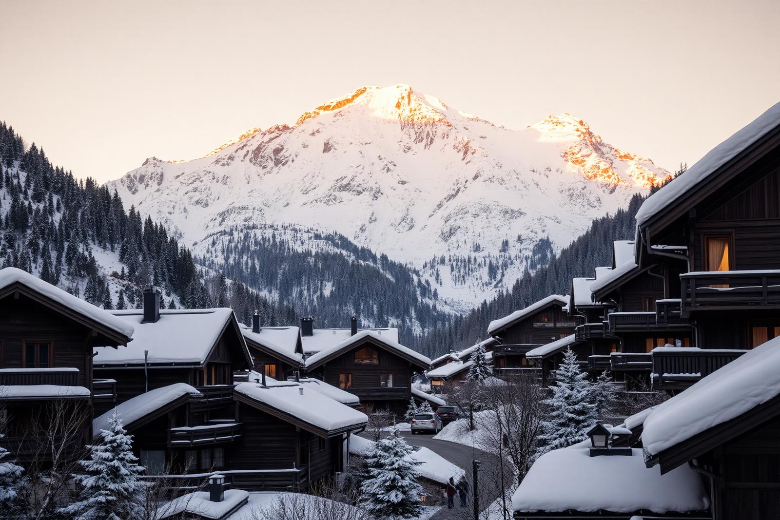 Chamonix ski resort, France