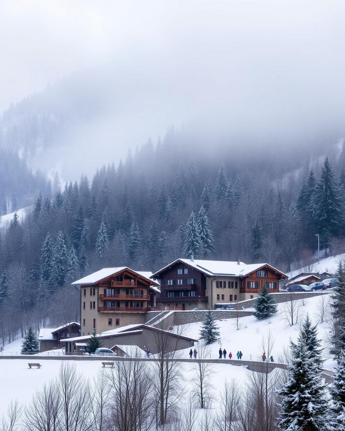Méribel ski resort, France